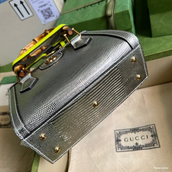 Hyper Peter Diana mini bag Gucci lizard 0708